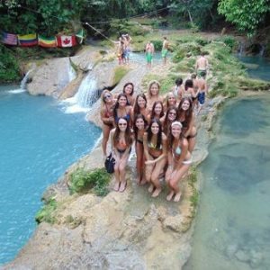 Group at Blue Hole