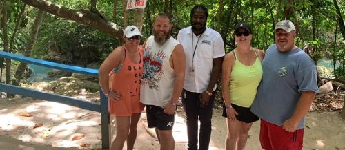 Our Guest at Secret Blue Hole